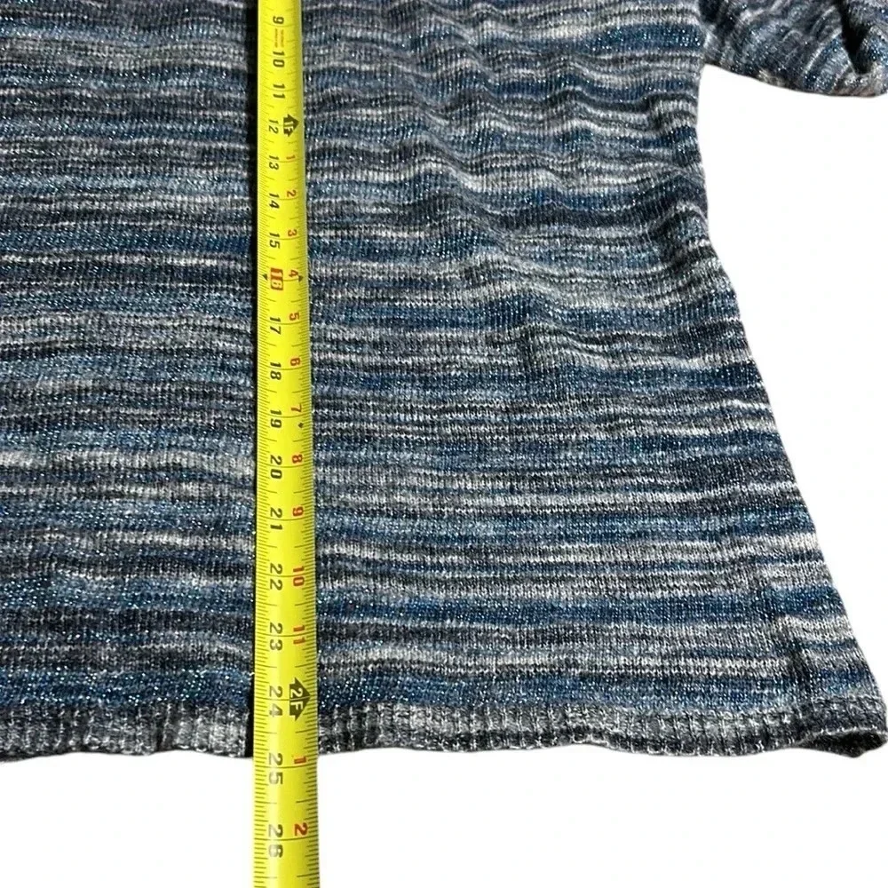 Coldwater Creek,cardigan,wool blend,metallic thread. open front Might be vintage - Picture 11 of 17